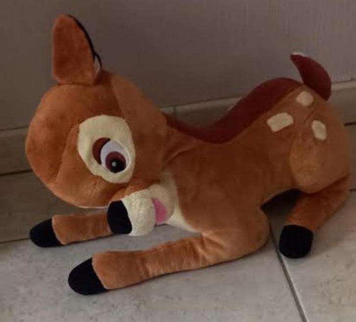knuffel Bambi 50 cm, Kinderen en Baby's, Speelgoed | Knuffels en Pluche, Zo goed als nieuw, Ophalen of Verzenden