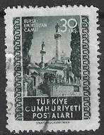 Turkije 1952 - Yvert 1158 - Moskee Emir Sultan in Bursa (ST), Postzegels en Munten, Postzegels | Europa | Overig, Verzenden