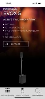 RCF EVOX 5 - nieuwstaat 2top/2sub, Ophalen