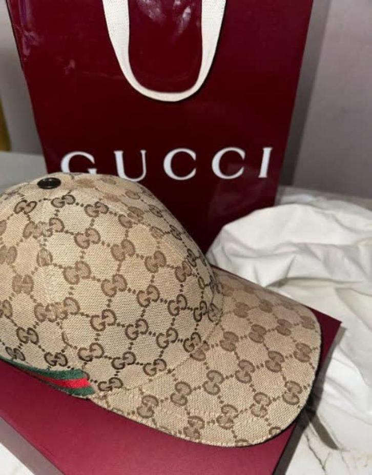 Gucci-pet., Kleding | Heren, Hoeden en Petten, Zo goed als nieuw, Pet, Ophalen of Verzenden