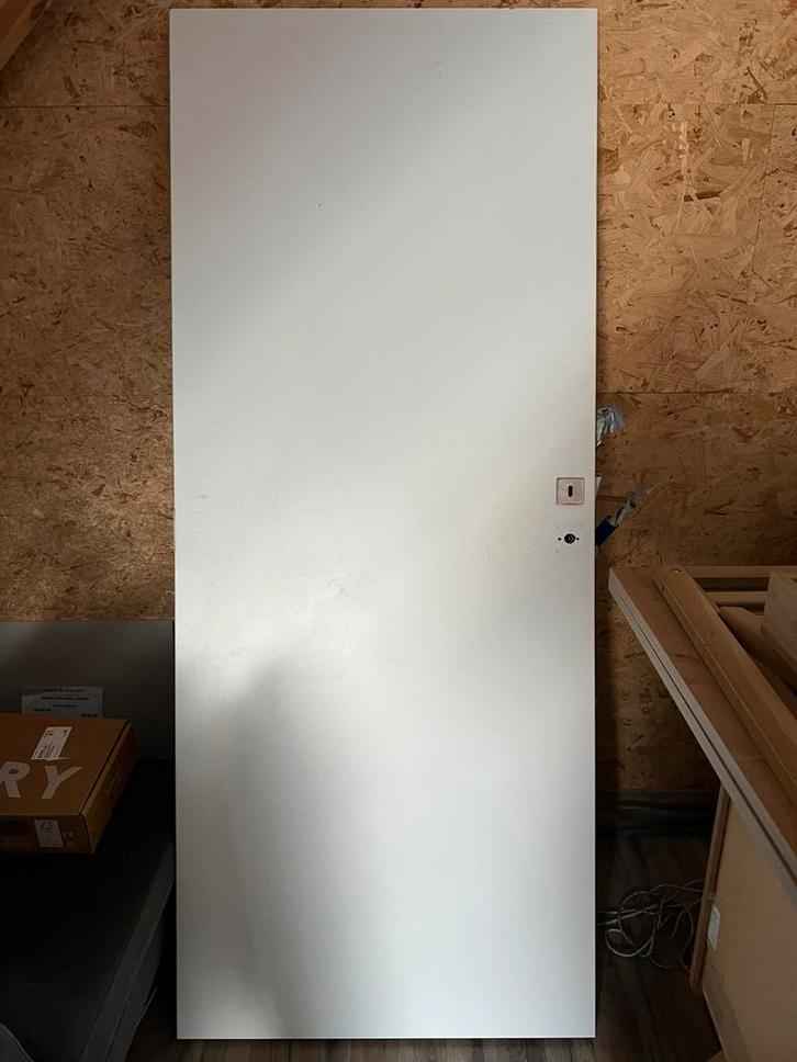 Tekoop 5 Schilderdeuren, Doe-het-zelf en Bouw, Deuren en Vliegenramen, Gebruikt, 200 tot 215 cm, 80 tot 100 cm, Hout, Ophalen
