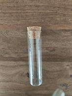 20 Glazen flesjes met kurken dop, Enlèvement