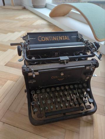Machine à écrire CONTINENTAL Typewriter, Antiquités & Art, Enlèvement