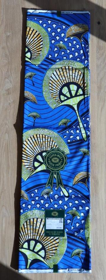Vlisco Super Wax pagne 6yards 5,4m stof nieuw origineel beschikbaar voor biedingen
