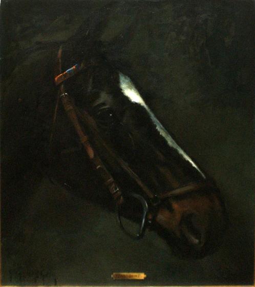 Guy Van Iseghem (1905): Idooline 1970 (68 x 79 cm), Antiquités & Art, Art | Peinture | Classique, Enlèvement ou Envoi