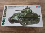 Tamiya M4A3 Sherman 1/35, Hobby en Vrije tijd, Gebruikt, Tank, 1:32 tot 1:50, Ophalen of Verzenden