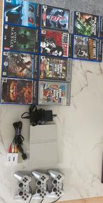 PlayStation 2 + 3 manettes + AV-HDMI + 10 jeux, Consoles de jeu & Jeux vidéo, Consoles de jeu | Sony PlayStation 2, Utilisé, Enlèvement ou Envoi