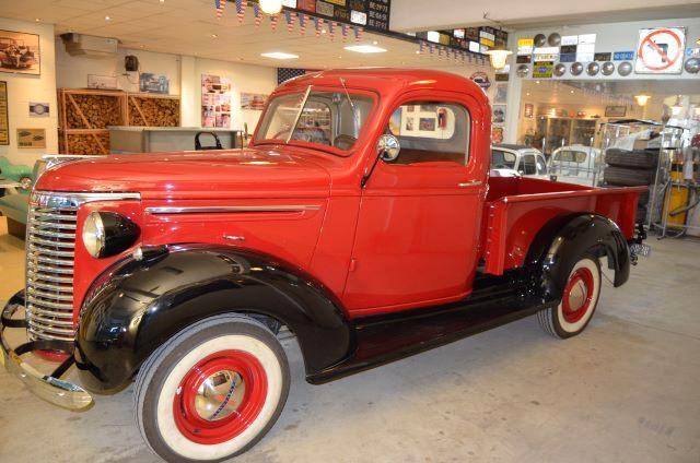 1940 Cjevrolet Pick Up, Auto's, Oldtimers, Bedrijf, Chevrolet, Benzine, Overige carrosserie, 2 deurs, Handgeschakeld, Rood, Beige