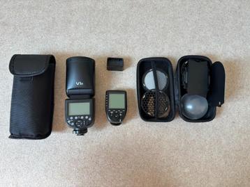Godox Speedlite V1 flash fujifilm + XPro Trigger + AK-R1 Kit beschikbaar voor biedingen