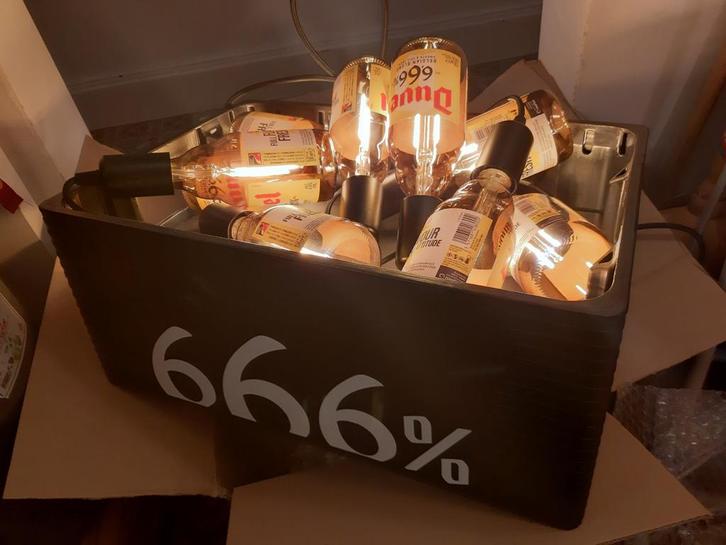 DUVEL Kratlamp /Duvel hanglamp/lichtbalk, Verzamelen, Merken en Reclamevoorwerpen, Ophalen of Verzenden