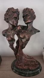 Kunstwerk elegant sculptuur geliefden ( zie omschrijving ), Ophalen of Verzenden