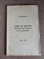 ROESELARE - JORIS DE BRUYNE, Ophalen of Verzenden