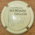 Champagnecapsule BOURDAIRE-GALLOIS crème & zilver nr 07, Nieuw, Frankrijk, Ophalen of Verzenden, Champagne