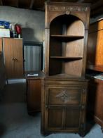Hoekkast, Huis en Inrichting, Kasten | Wandmeubels, Ophalen, Gebruikt, Overige houtsoorten, Met deur(en)
