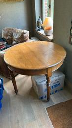 Mooie antieke ronde tafel 90cm, Huis en Inrichting, Ophalen, Gebruikt, 50 tot 100 cm, Landelijk