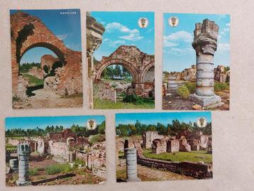 5 postkaarten van Koksijde (Duinenabdij)