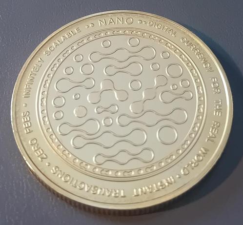 fysieke cryptomunt Nano, Postzegels en Munten, Munten en Bankbiljetten | Verzamelingen, Munten, Ophalen of Verzenden