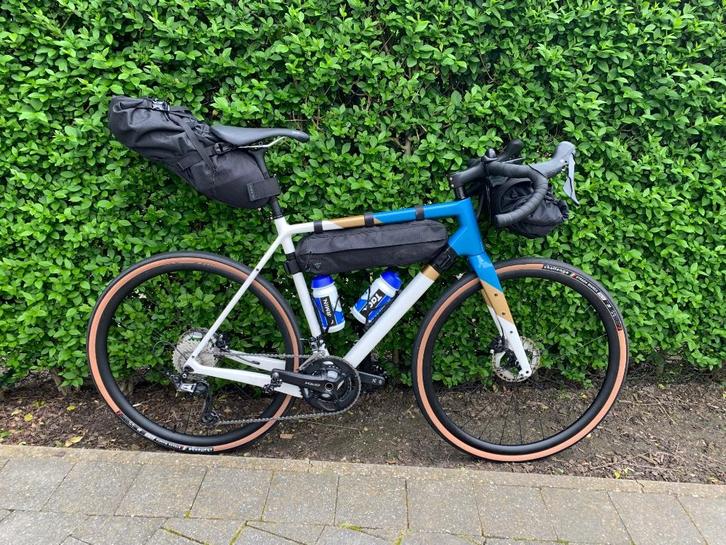 Full carbon gravel bike, Fietsen en Brommers, Fietsen | Racefietsen, Zo goed als nieuw, Meer dan 20 versnellingen, Carbon, Ophalen