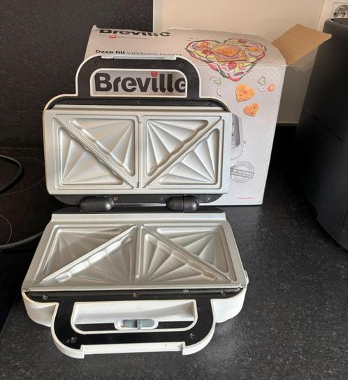 Sandwich maker/ broodrooster Breville duraceramic, Elektronische apparatuur, Broodroosters, Gebruikt, Ophalen