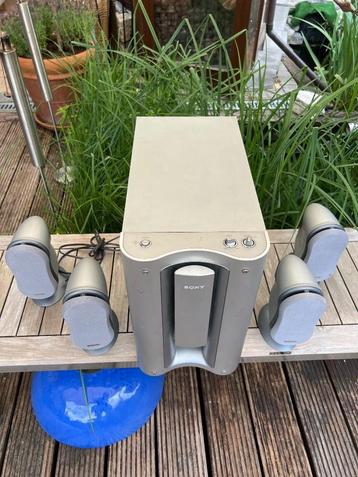 Kit Surround 5.1 Sony avec caisson de basses actif., Enlèvement, Utilisé, Sony, 70 watts ou plus