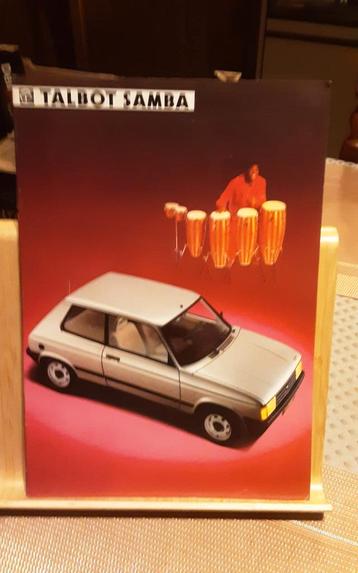 Talbot samba brochure, Enlèvement ou Envoi, Comme neuf