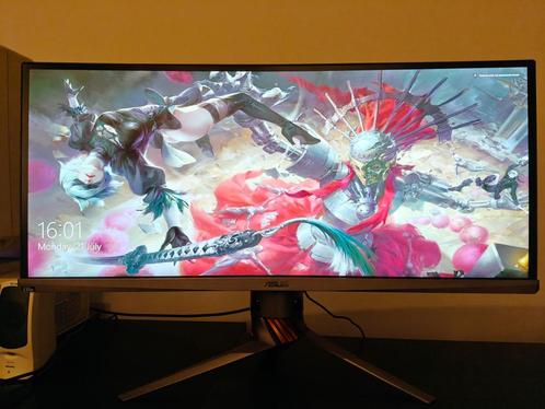 Asus ROG Swift PG348Q (ultrawide gaming monitor), Computers en Software, Monitoren, Zo goed als nieuw, 61 t/m 100 Hz, DisplayPort