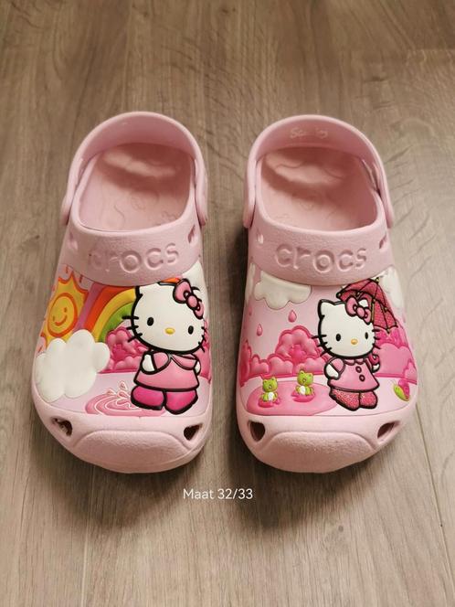 Crocs Hello Kitty - maat 32/33, Kinderen en Baby's, Kinderkleding | Schoenen en Sokken, Zo goed als nieuw, Overige typen, Meisje