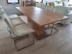 Kwalitatieve EETTAFEL + STOELEN, Huis en Inrichting, Tafels | Eettafels, Ophalen, Modern eigentijds, 50 tot 100 cm, Zo goed als nieuw