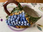 Vintage BASSANO Italiaanse majolicakruik, Antiek en Kunst, Antiek | Keramiek en Aardewerk, Ophalen of Verzenden