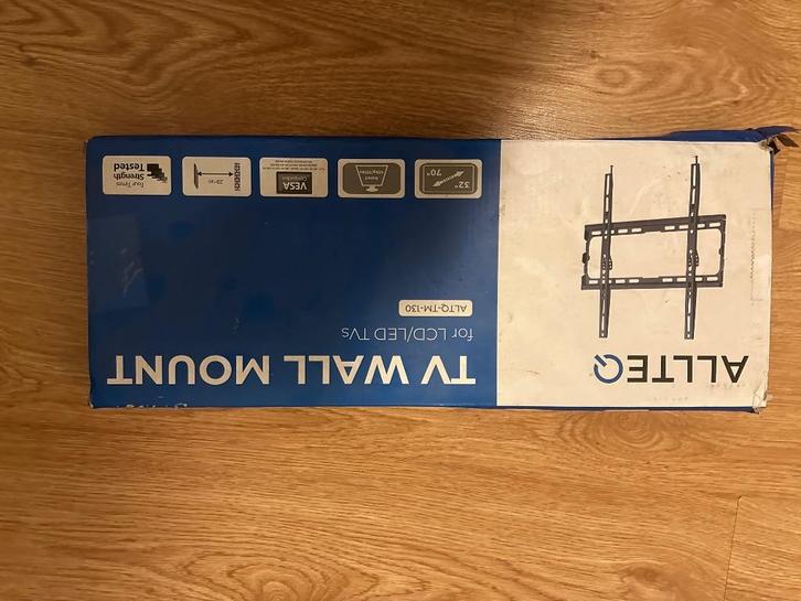 ALLTEQ ALTO1-TM130 TV-muurbeugel voor 32-70 inch schermen, Audio, Tv en Foto, Televisiebeugels, Nieuw, Ophalen