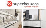 Super Keukens (SK Nederland) rechte keuken 295cm +apparatuur, Comme neuf, Enlèvement, Blanc