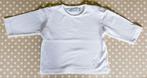 Wit T-shirtje met lange mouwen P'tit Filou, maat 74 / 9M, Fille, Utilisé, Enlèvement ou Envoi, Chemisette ou Manches longues