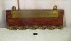 Mooi Antieke Pijpenrek in hout en koper - 29x10, Verzamelen, Ophalen of Verzenden, Zo goed als nieuw, Overige typen