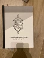 Boek criminologische psychologie Mergaerts, Boeken, Studieboeken en Cursussen, Ophalen of Verzenden, Gelezen, Hoger Onderwijs