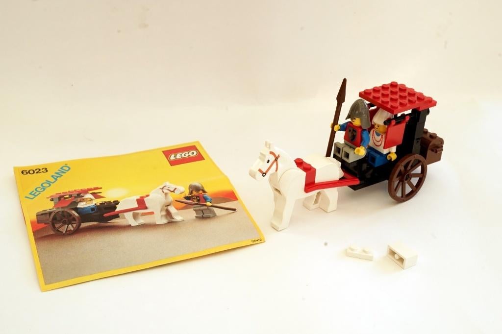 lego set castle ridders 6023 Maiden's Cart, Ophalen, Lego, Castle