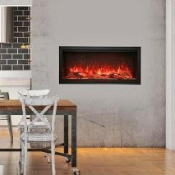 Prijsknaller Amantii elektr. haard type SYM 42 Toonzaalmodel, Bricolage & Construction, Chauffage & Radiateurs, Comme neuf, Poêle