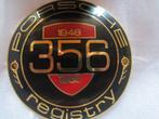Emaille badge van Porsche 356 Registry., Verzamelen, Ophalen, Nieuw, Auto's
