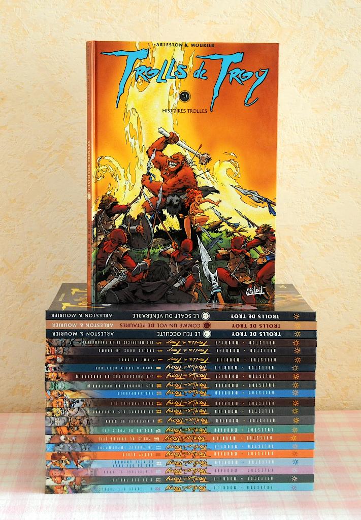 TROLLS DE TROY - 22 VOL. EO - MOURIER / ARLESTON, Livres, BD, Comme neuf, Série complète ou Série, Enlèvement ou Envoi