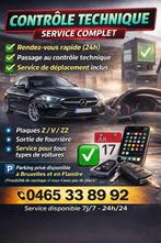 Controle technique / keuring , plaque z/v/zz platen, Offres d'emploi, Emplois | Chauffeurs, 33 - 40 heures, À partir de 3 ans