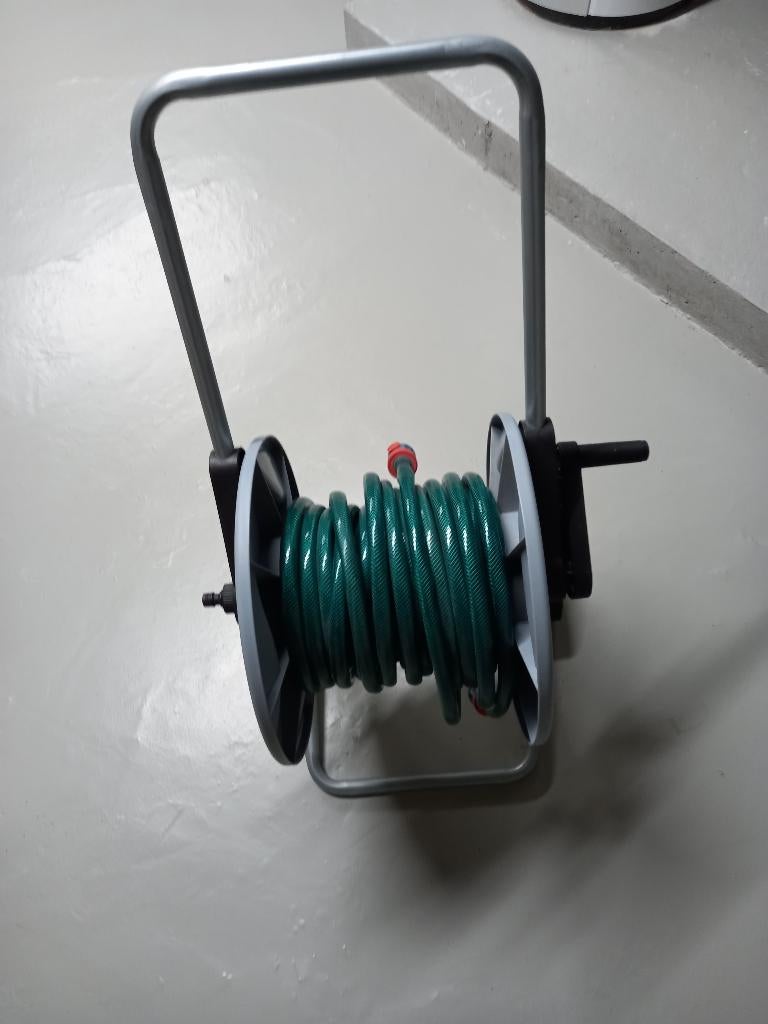 Haspel  met tuinslang 20m, Ophalen, Tuinslang