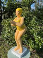 Duikende dame jacuzzi tuin, zwembad, vijver 115cm, Tuin en Terras, Ophalen, Nieuw, Kunststof, Mensenbeeld