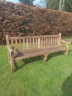 Gloster Teakhouten tuinbank 240 cm., Jardin & Terrasse, Enlèvement