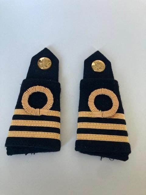 schouderstukken voor spencer (Kapitein Commandant), Ophalen of Verzenden, Luchtmacht, Embleem of Badge