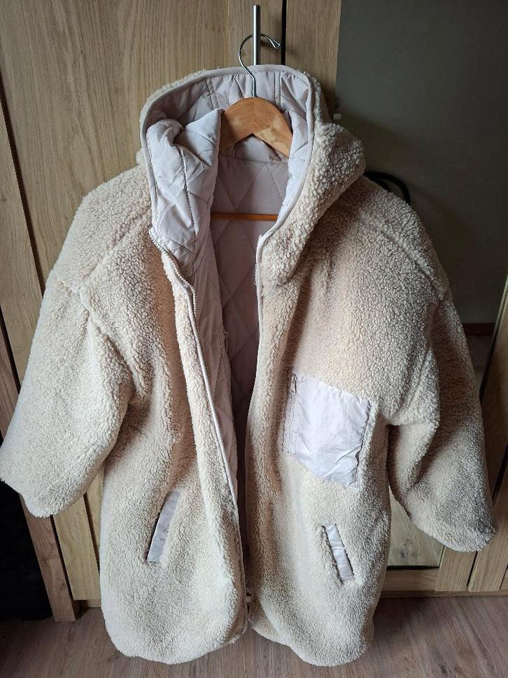 Winterjas XL, Kleding | Dames, Jassen | Winter, Nieuw, Maat 42/44 (L), Beige, Ophalen