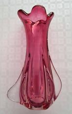 vaas roze Murano-stijl - hoogte 26 tot 28 cm - zie info aub, Ophalen