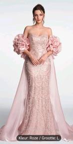 Roze galajurk maat L, Kleding | Dames, Gelegenheidskleding, Ophalen, Maat 42/44 (L), Roze, Galajurk