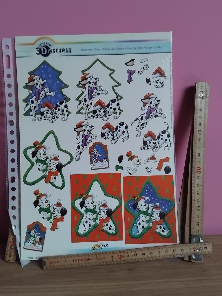 10 vellen Disney Mix 3D knipvellen – Slechts €1, Hobby en Vrije tijd, Ophalen, Zo goed als nieuw, Disney