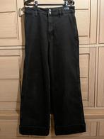 Wide Leg Jeans – High Waist – Zwart, Ophalen of Verzenden, Zwart