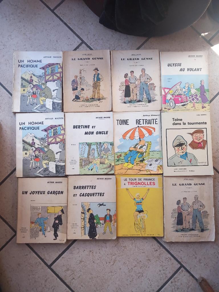 Collection 12 livres d'Arthur Masson, Enlèvement ou Envoi