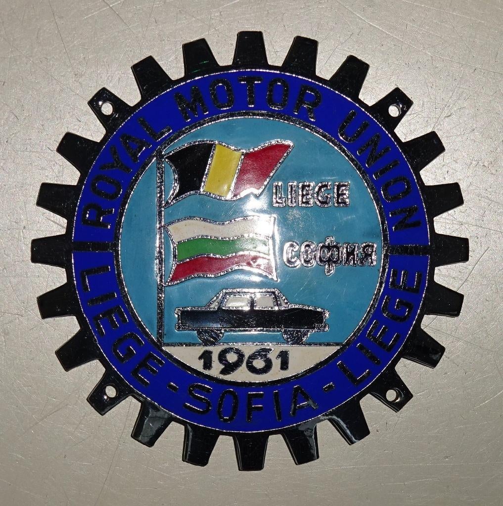 Badge rallye automobile Liège Sofia Liège 1959, Collections, Marques automobiles, Motos & Formules 1, Comme neuf, Voitures, Enlèvement ou Envoi